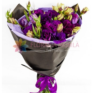 buchete lisianthus mov