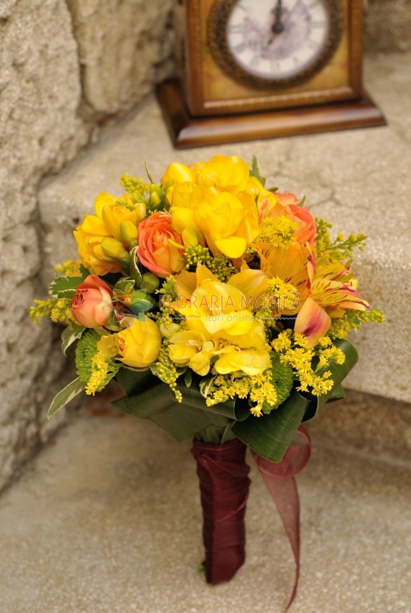 Buchet Mireasa La 185 Lei Floraria Mobila