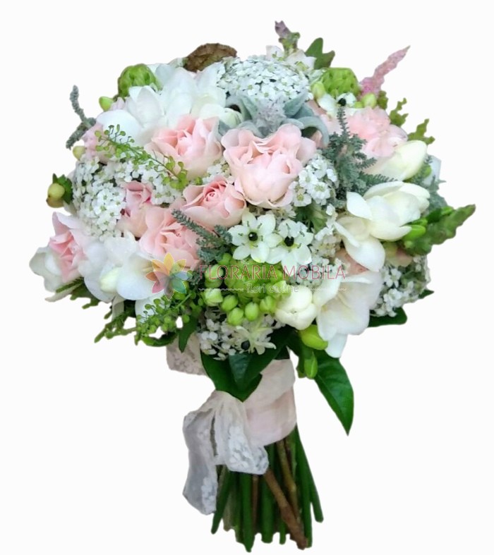 Buchet Mireasa La 320 Lei Floraria Mobila
