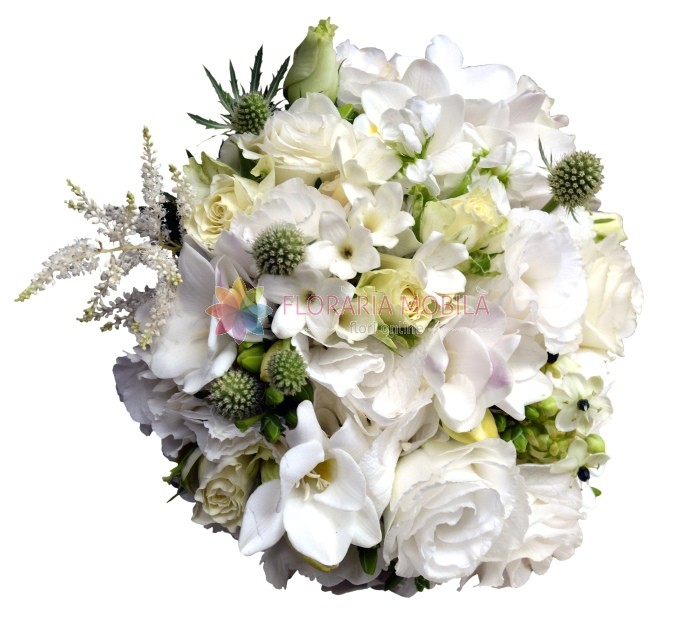 Buchet Mireasa La 285 Lei Floraria Mobila