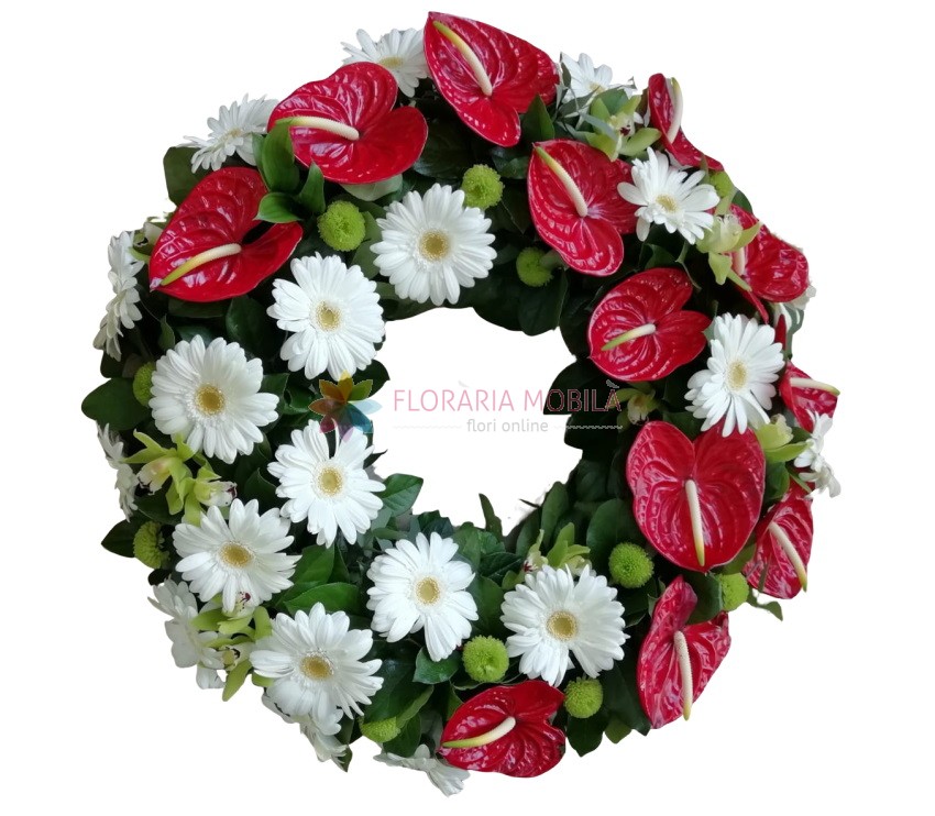 Coroana Flori La 490 Lei Floraria Mobila