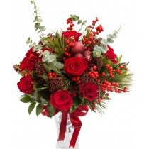 Sparkling Christmas Buchet de flori de iarna