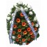 coroana flori din crizantheme si gerbera 